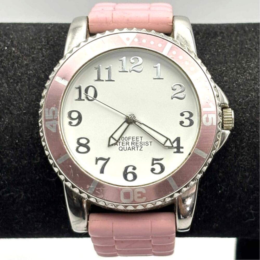 Pink & Silver Watch
